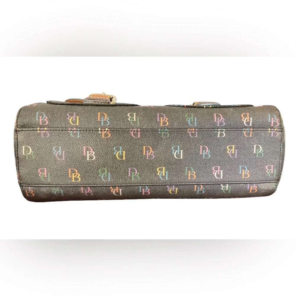 Dooney and Bourke Multicolor Signature Hobo Shoulder Bag - Picture 10 of 16